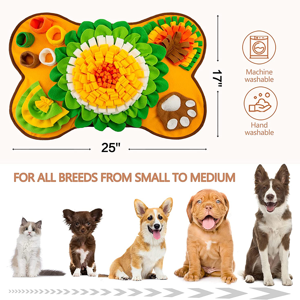 ノーズワークマット 犬の知育マット | 早食い防止・ストレス発散