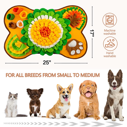 ノーズワークマット 犬の知育マット | 早食い防止・ストレス発散
